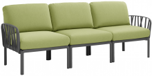 Диван садовый с подушками Komodo 216X78X88 CM