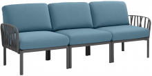 Диван садовый с подушками Komodo 216X78X88 CM