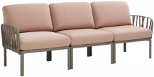Диван садовый с подушками Komodo 216X78X88 CM