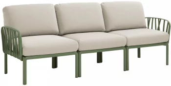 Диван садовый с подушками Komodo 216X78X88 CM