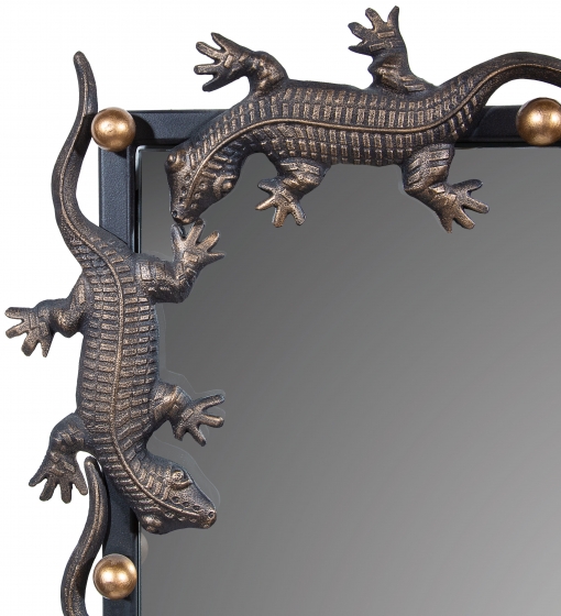 Зеркало в стальной раме Lizard 65X105 CM 3