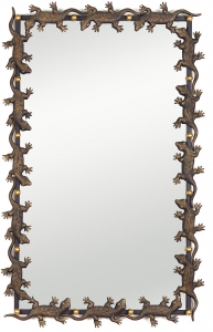 Зеркало в стальной раме Lizard 65X105 CM