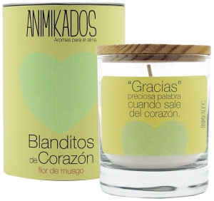 Свеча ароматическая True Friends White Musk 40 часов горения