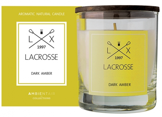 Свеча ароматическая в стекле Lacrosse Amber 40 часов горения 1