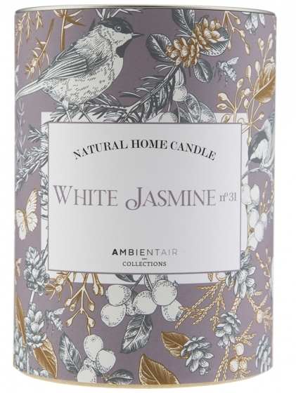 Свеча ароматическая Enchanted Forest White jasmine 40 часов горения 1