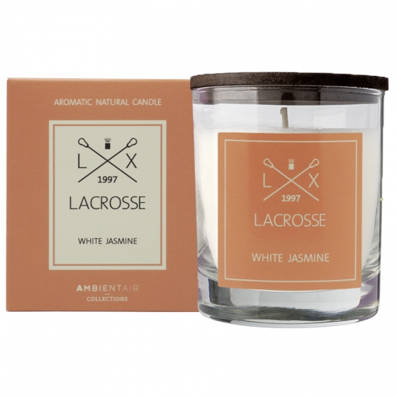 Свеча ароматическая Lacrosse White jasmine 40 часов горения 1