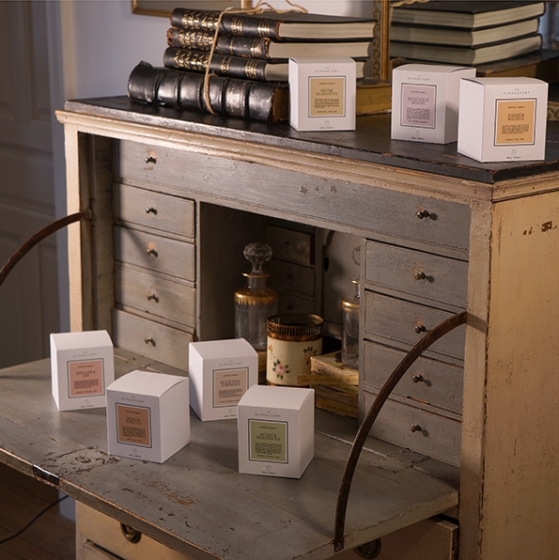 Свеча ароматическая The Olphactory White Insignia Mystique boughs 60 часов горения 4