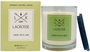 Свеча ароматическая Lacrosse Green tea and lime 60 часов горения