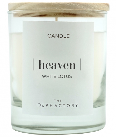 Свеча ароматическая the Olphactory Heaven white Lotus 40 часов горения 1
