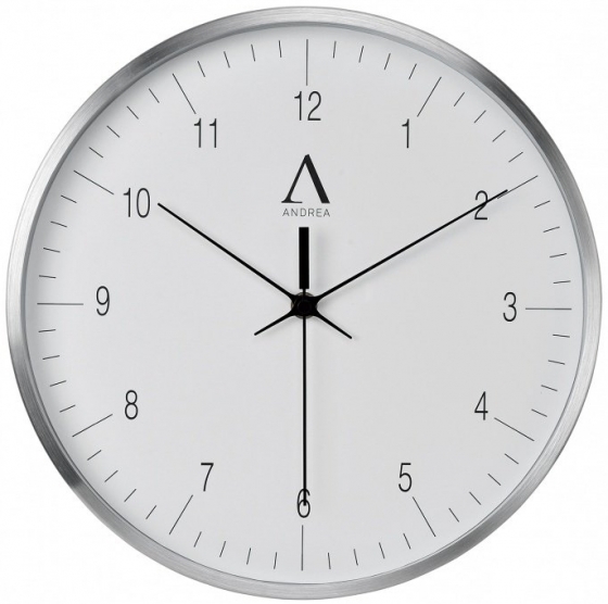 Часы настенные White Aluminium Ø30 CM 1