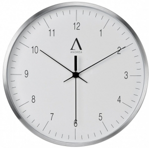 * Часы настенные White Aluminium