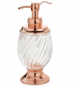 Диспенсер для жидкого мыла Luxe Glass and Copper