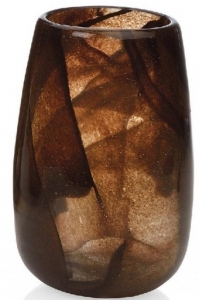 Ваза Leaf Brown Glass 13X13X19 CM