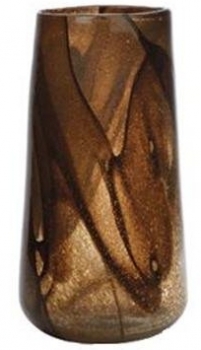 Ваза Leaf Brown Glass 19X19X35 CM