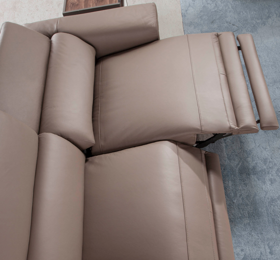 Диван-реклайнер кожаный Lasi 215X99X103 CM 3
