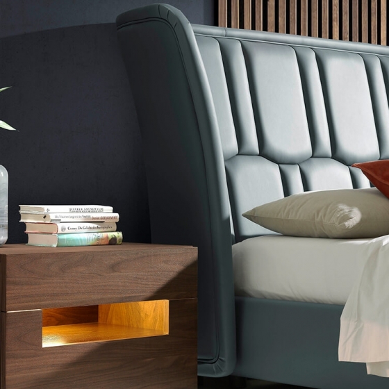 Кровать King Size 235X227X107 CM 5