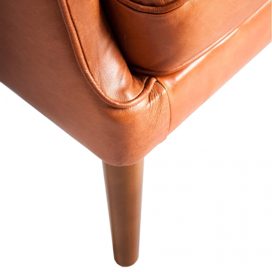 Кожаное кресло на каркасе из ясеня Buffalo 75X80X89 CM 4
