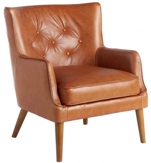 Кожаное кресло на каркасе из ясеня Buffalo 75X80X89 CM 1