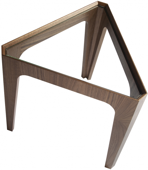 Угловой треугольный столик Morrell 61X61X61 CM 3