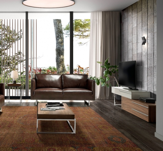 Тумбочка под телевизор из двух частей CPM 152X45X53 / 152X45X35 CM 7