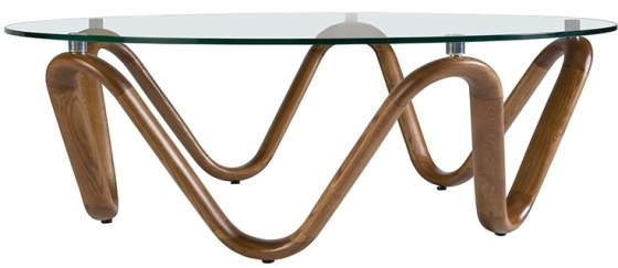 Журнальный столик Wawe 115X115X38 CM 2