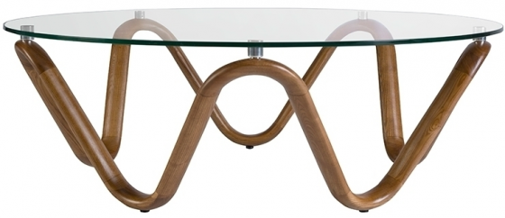 Журнальный столик Wawe 115X115X38 CM 3