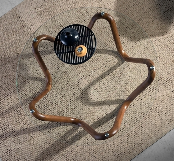 Журнальный столик Wawe 115X115X38 CM 6