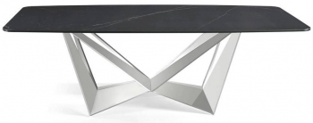 Стильный обеденный стол Rect 240X110X75 CM чёрный