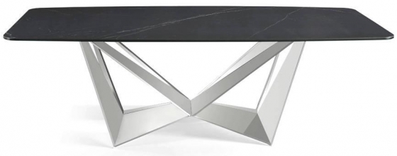 Стильный обеденный стол Rect 240X110X75 CM чёрный 2