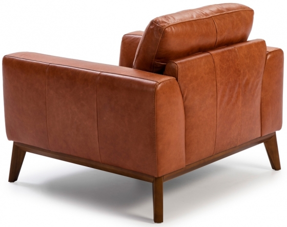 Кожаное кресло на каркасе из ореха Incanto 69X102X86 CM 4