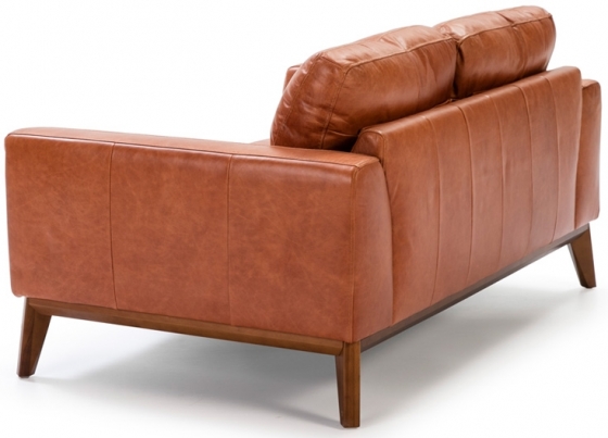 Кожаный диван на каркасе из ореха Incanto 159X96X86 CM 4