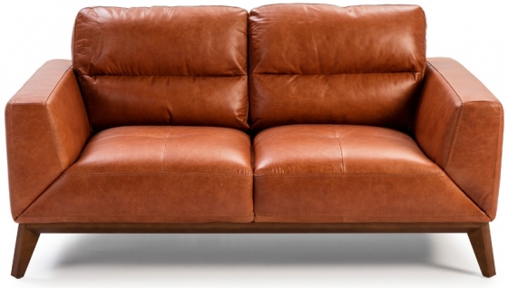 Кожаный диван на каркасе из ореха Incanto 159X96X86 CM 2