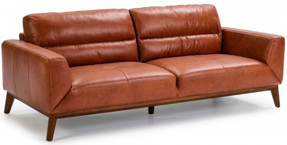 Кожаный диван на каркасе из ореха Incanto 216X96X86 CM 1