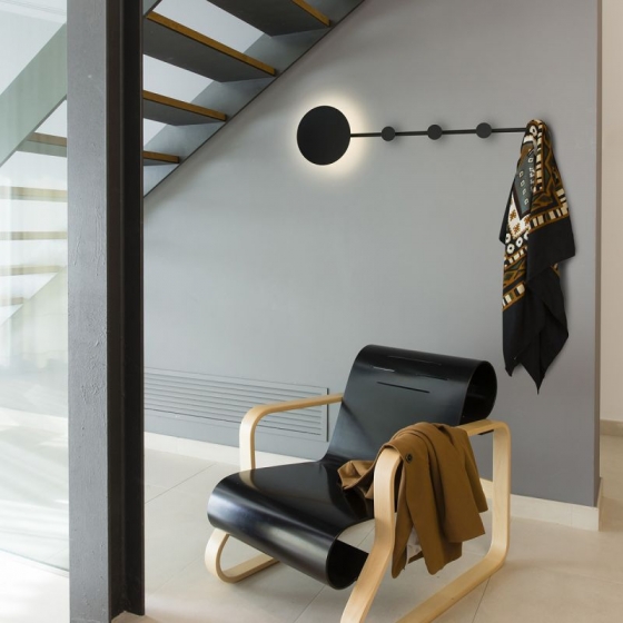 Бра-вешалка Han 101X25 CM черное 2