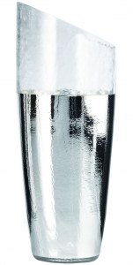 Ваза Craquele Silver 15X15X36 CM