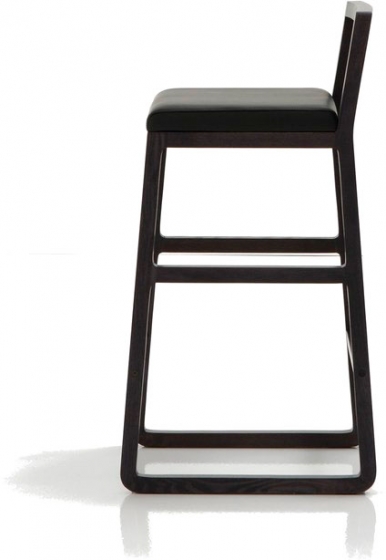 Барный стул с лаконичным дизайном Midori 93X49X42 СM черный 2