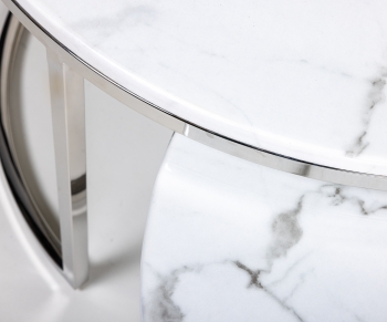 Столики Silvy Marble 80X80X43 / 72X72X39 CM