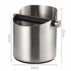 Нок-бокс для сброса кофейного жмыха 14*15 см нерж. P.L. Barbossa