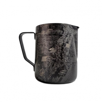 Питчер молочник 600 мл "Black Pattern" Coffee Classic Color черный нерж. P.L. Barbossa