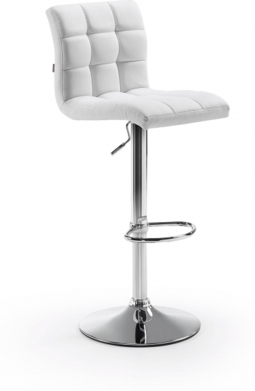 Барный стул Crema 42X48X91-112 CM белый 1