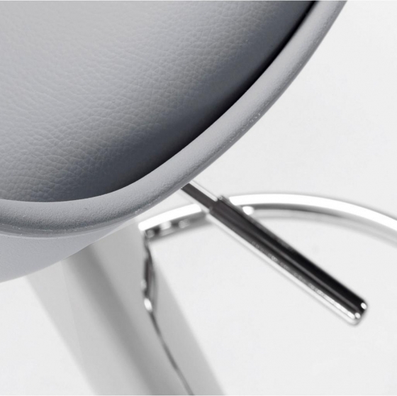 Барный стул Orlando 82-104X39X40 CM серый 4