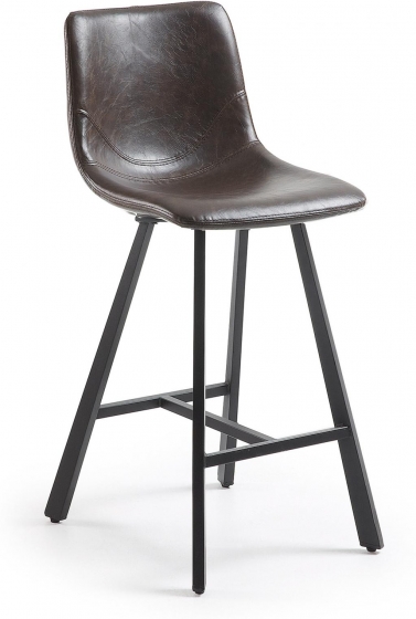 Барный стул Trac 43X55X92 CM тёмно коричневый 1