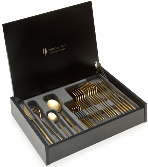 Набор столовых приборов 24 предмета Spirit Matt Gold 1