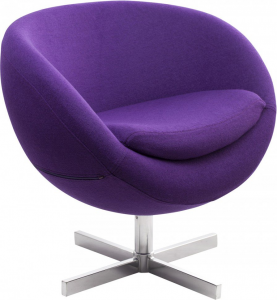 Кресло Buble 78X80X82 CM фиолетовое