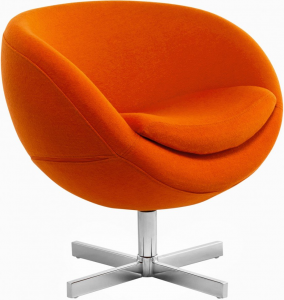Кресло Buble 78X80X82 CM оранжевое