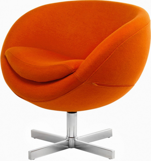 Кресло Buble 78X80X82 CM оранжевое 3