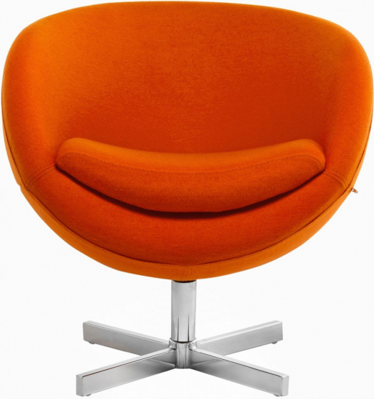 Кресло Buble 78X80X82 CM оранжевое 2