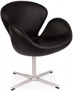 Кресло Swan 69X57X78 CM чёрное
