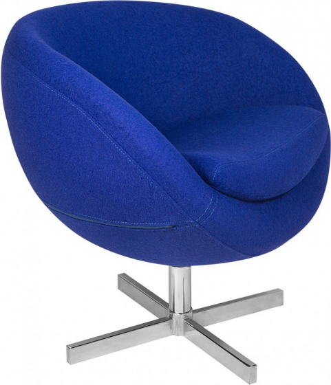 Кресло Buble 78X80X82 CM синее 1