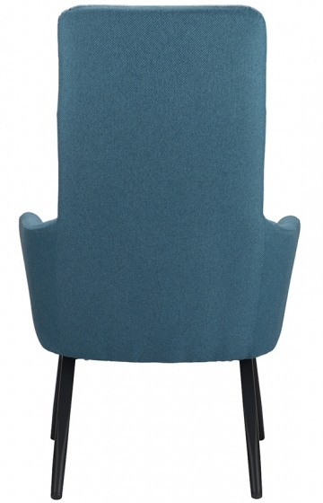 Кресло с подставкой для ног Bridjet 68X58X105 CM серо-голубое 5